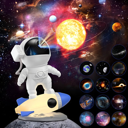 ¡PROYECTOR GALAXIA DE ASTRONAUTA! 🌌